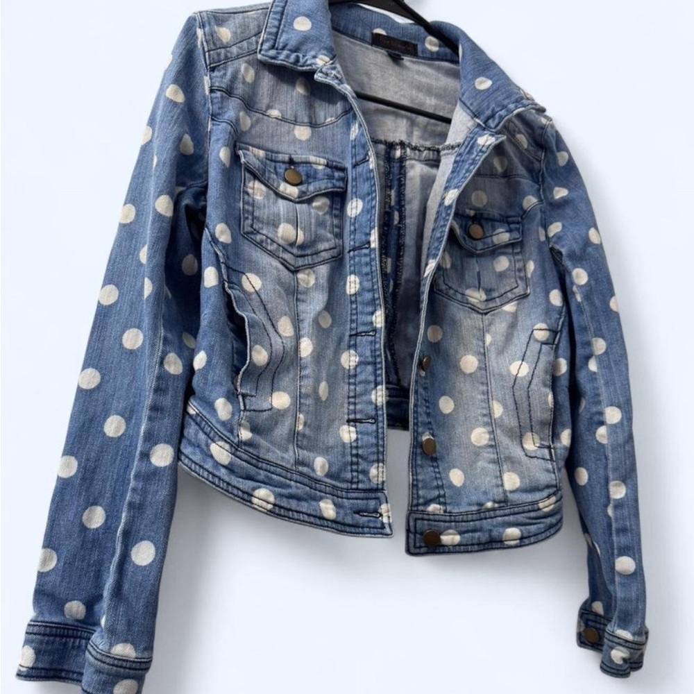 Polka Dot Jean Jacket